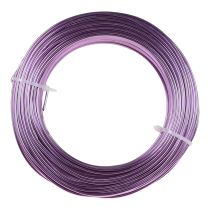 Artículo Alambre de aluminio violeta Ø2mm alambre para joyería lavanda redondo 500g 60m