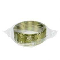 Artículo Alambre de aluminio Oliva 2mm 500g - Flexible y maleable para proyectos de bricolaje, manualidades y floristería