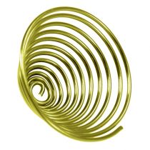 Caracol aluminio metal caracol dorado 2mm 120cm 2uds
