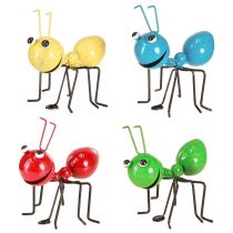 Artículo Figuras de metal decorativas de hormigas con imán 11×8,5×10cm 4 uds