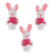 Artículo Colgante Bunny 5,5cm Rosa 9pcs