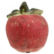 Artículo Manzana para decorar, otoño, fruta decorativa de hormigón, decoración de mesa Ø13cm