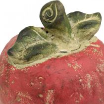 Artículo Manzana decorativa, otoño, decoración de mesa, hormigón H17cm Ø15cm