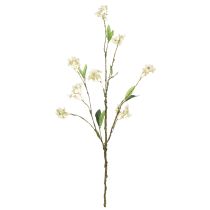 Artículo Rama de flor de manzano, rama de flores artificiales, blanca, 65 cm, 1 pieza