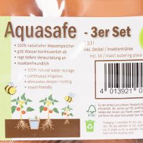 Artículo Depósito de agua Aquasafe con bebedero para insectos para jardín, balcón, terraza, 12 cm, 3 unidades