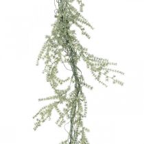 Artículo Guirnalda artificial decoración de alerce esmerilado blanco gris 170cm