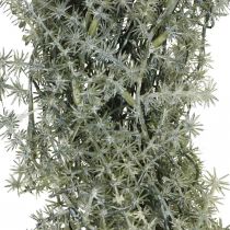 Artículo Corona decorativa de alerce corona de agujas artificial nevada blanco gris Ø32cm