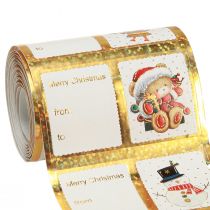 Artículo Pegatinas Etiquetas adhesivas de regalo de Navidad 5,5 cm 60 piezas