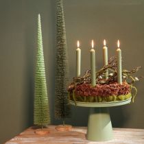 Artículo Árbol de Navidad artificial, árbol decorativo sobre base de madera, 60 cm.