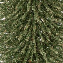 Artículo Árbol de Navidad artificial con base de madera para decoración navideña, 80 cm.