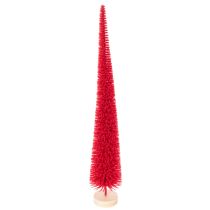 Artículo Árbol de Navidad decorativo estrecho, árbol de Navidad artificial sobre base de madera, 40 cm, 3 piezas