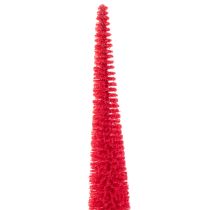 Artículo Árbol de Navidad decorativo estrecho, árbol de Navidad artificial sobre base de madera, 40 cm, 3 piezas