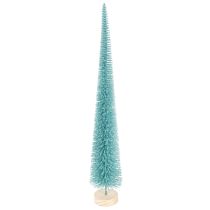 Artículo Árbol de Navidad artificial, delgado, con base de madera, 40 cm.