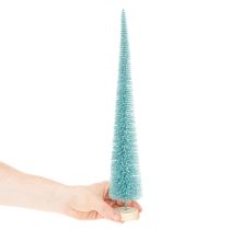Artículo Árbol de Navidad artificial, delgado, con base de madera, 40 cm.