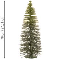 Artículo Árbol de Navidad artificial verde para decoración invernal, 70 cm
