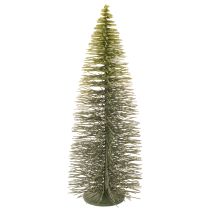 Artículo Árbol de Navidad artificial verde con soporte para decoración de mesa, 90 cm.
