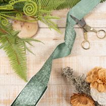 Artículo Cinta de regalo con estampado clásico para lazos y decoración, 40 mm x 15 m