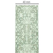 Artículo Cinta de regalo con estampado clásico para lazos y decoración, 40 mm x 15 m
