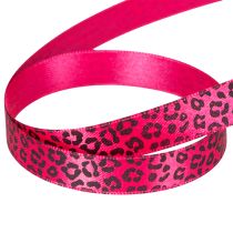 Artículo Cinta decorativa con estampado de leopardo, rosa, 15 mm x 18 m