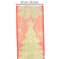 Artículo Árbol de Navidad con cinta de regalo y estrellas, 40 mm, 15 m
