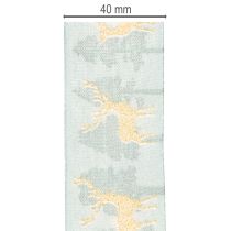 Artículo Cinta de regalo con renos y árboles de Navidad, 40 mm x 18 m