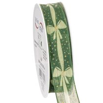 Artículo Cinta de regalo con lazos para ideas creativas, 25 mm x 18 m