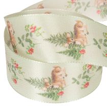 Artículo Cinta decorativa con motivos de ciervos, bosque y flores, 40 mm x 15 m