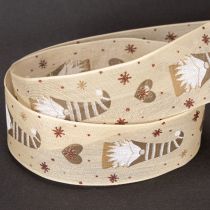 Artículo Cinta decorativa con gnomos y corazones para regalos y manualidades, 40 mm x 15 m