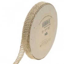 Artículo Cinta decorativa yute natural 12mm cinta decorativa rústica yute 10m