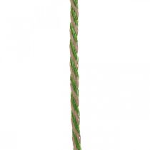 Cinta decorativa lino verde natural 4mm cinta de regalo cinta decorativa 20m