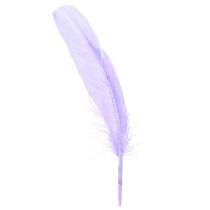 Artículo Plumas artesanales teñidas en plumas de ganso moradas 20 g x 2 piezas