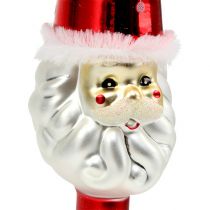 Artículo Figura de copa de árbol Papá Noel 30cm Rojo