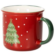 Artículo Taza navideña con motivo de árbol de Navidad, 9 cm