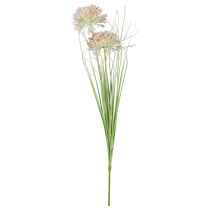 Flor artificial bola flor allium cebolla ornamental artificial rojo verde 90cm