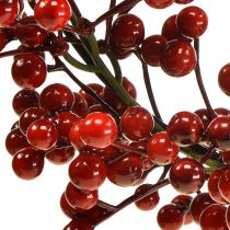 Artículo Corona de Bayas Plantas Artificiales Rojas Navidad Roja Ø35cm