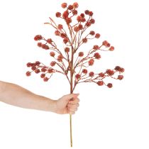 Artículo Rama de bayas artificial, decoración otoñal realista, 68 cm.