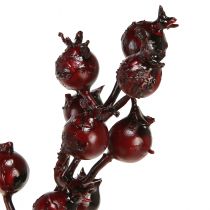Artículo Rama de bayas frutos rojos ramas decorativas Navidad 39cm 2ud