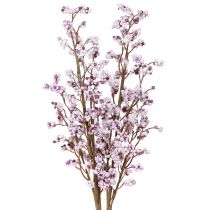Artículo Rama de bayas Rama de Navidad violeta blanco escarcha L60cm 2 piezas