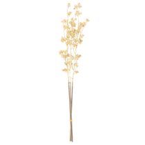 Artículo Decoración de ramas de bayas artificiales, color dorado, 70 cm, 3 piezas