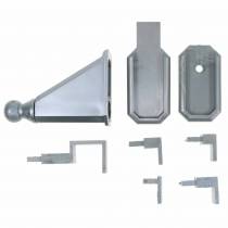 Artículo Ganchos para puertas y ventanas, corona plateada para colgar en la ventana.