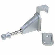 Artículo Ganchos para puertas y ventanas, corona plateada para colgar en la ventana.