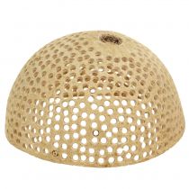 Artículo Campana de frutos secos, decoración de luto natural, 8,5-11 cm, 10 unidades