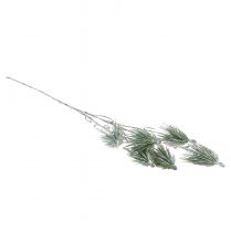 Artículo Decoración de invierno rama de pino de montaña nevada artificialmente L70cm