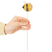 Artículo Estaca decorativa de jardín con forma de abeja para exteriores, ideal para jardín y balcón, 26 cm, 4 unidades.