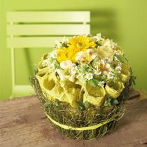 Artículo Espuma floral húmeda con cuenco para flores Al10cm Ø16cm 2 piezas