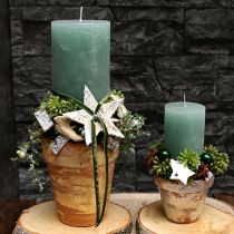 Artículo Cintas decorativas Terciopelo verde oscuro 10mm 20m