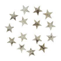 Artículo Decoración dispersa estrellas navideñas decoración estrellas de abedul 4cm 100uds