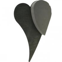 OASIS® Black Bioline® Espuma Floral Corazón Negro H34cm 2pcs