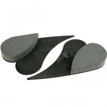 Artículo OASIS® Black Bioline® Corazón de Espuma Floral Negro H34cm 2 uds