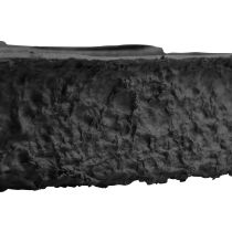 Artículo Maceta decorativa negra Oasis Black Biolit con forma de corazón de 50 cm